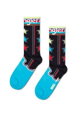 Wrangler® x Happy Socks Stars Sock in Black main view