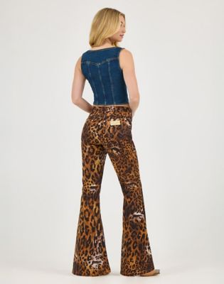 Wrangler x Lainey Wilson Pony Up Bustier Top in Boho Wash
