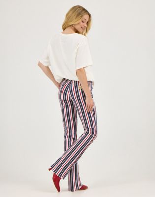 Wrangler x Lainey Wilson Striped Flare Jeans in Star Spangled Stripe alternative view 2