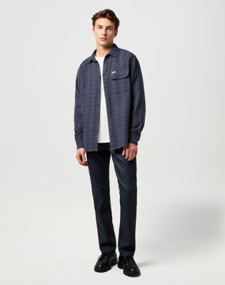 Wrangler Greensboro High Stretch Straight Jean Indigo Coated