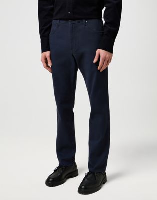Greensboro Straight Non Denim Pant in Dark Navy