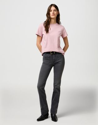 Slim Sign Off Tee in Keepsake Lilac alternative view 2