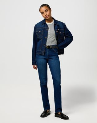 Slim Femme Knit Henley in Navy alternative view 2