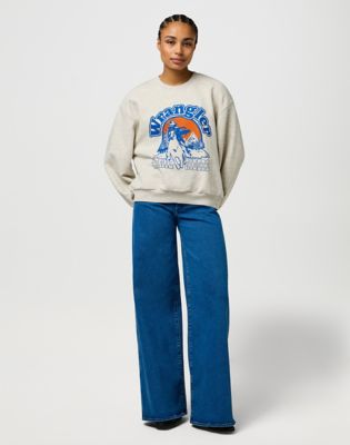 Oversized Sweat in Oat Mele alternative view 2