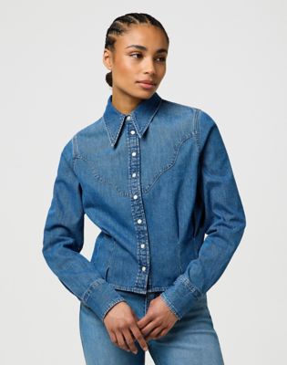 Regular Femme Peplum Shirt in Light Hand alternative view 2