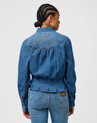 Regular Femme Peplum Shirt in Light Hand alternative view 3