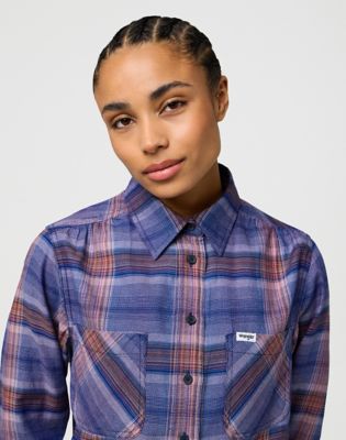 Regular Femme Western Shirt in Earth Red alternative view 3