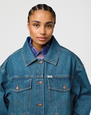 Loose Mega Trucker Jacket | Women's Jackets, Coats | Wrangler DK