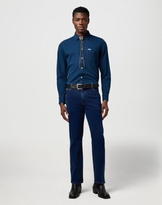 Texas Straight High Stretch Jean in Rustic Navy main view