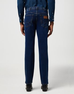 Wrangler Texas Straight High Stretch Jean Rustic Navy Size 30 x34
