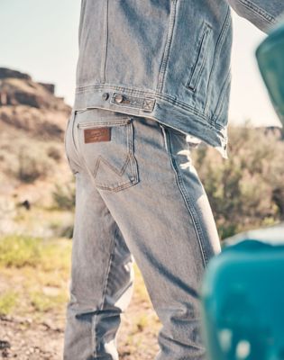 Frontier Non Stretch Relaxed Straight Jean in Light Ice alternative view 2