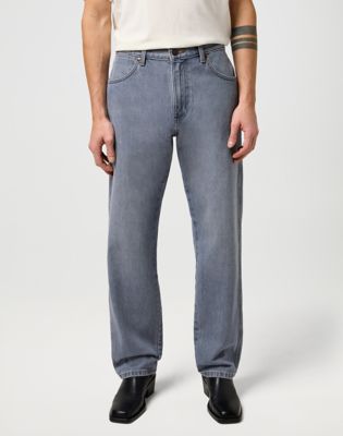 Frontier Non Stretch Relaxed Straight Jean in Light Ice alternative view 3
