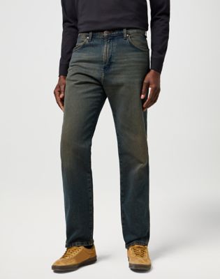 Wrangler Frontier Low Stretch Relaxed Straight Jean Nebula Black
