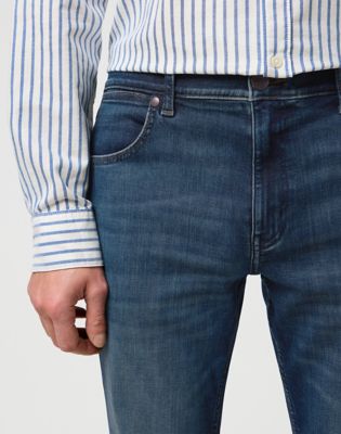 Greensboro Straight High Stretch Jean in Marine Tint alternative view 4