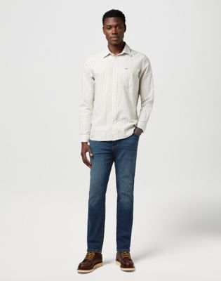 Larston High Stretch Slim Tapered Jean in Marine Tint alternative view 2