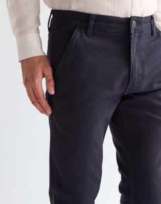 Regular Chino Trousers in Dark Navy