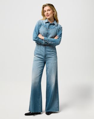   Jeans 90’s denim coverall Regular Radiating Coverall | New Season Trends Dames | Wrangler NL