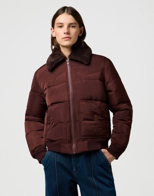 Wrangler Regular Western Puffer Mahogany