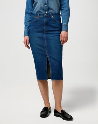 Slim Pencil Skirt in Homestead Haze main view
