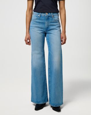 70S Flare Jean in Soft Ocean