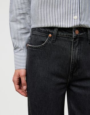 Loose Straight Jean in Black Sand alternative view 4