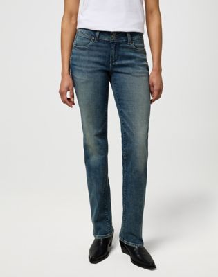 Low Rise Bold Boot Jean in Summit Shade