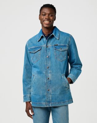 Relaxed Wrange Jacket in Iron Forge main view