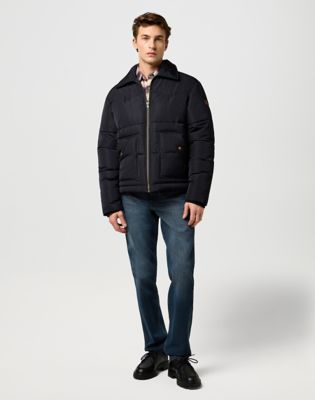 Regular Puffer Jacket in Black alternative view 2