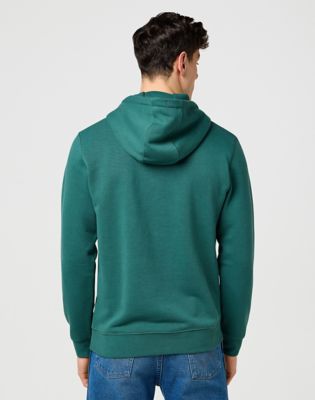 Wrangler Regular Sign Off Hoodie Bistro Green Size XL