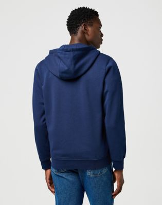 Regular Graphic Zip Hoodie in Navy alternative view