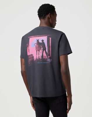 Wrangler Vintage Tee Faded Black