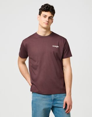 Vintage Graphic Tee in Mahogany main view