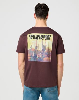 Vintage Graphic Tee in Mahogany alternative view