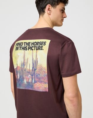 Vintage Graphic Tee in Mahogany alternative view 4