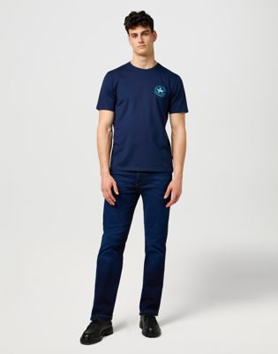 Regular Small Graphic Tee in Navy alternative view 2