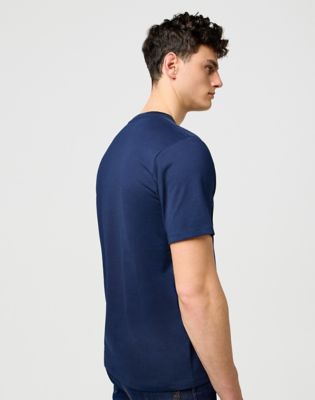 Regular Small Graphic Tee in Navy alternative view 4