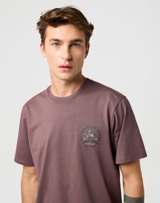 Regular Small Graphic Tee in Peppercorn alternative view 3