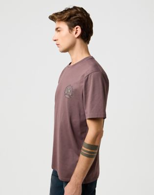 Regular Small Graphic Tee in Peppercorn alternative view 4