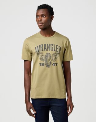 Regular Americana Tee in Aloe main view