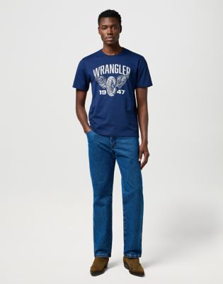 Regular Americana Tee in Navy alternative view 2