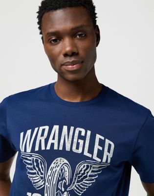 Regular Americana Tee in Navy alternative view 3
