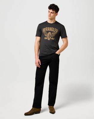 Regular Americana Tee in Faded Black alternative view 2