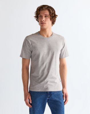 3 Pack Regular Tees in White, Grey & Black