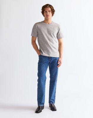 3 Pack Regular Tees in White, Grey & Black
