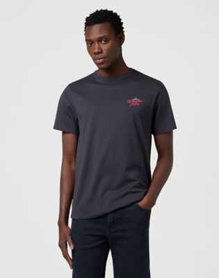 Wrangler Relaxed Graphic Tee Faded Black