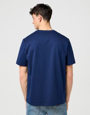 Relaxed Embroidery Tee in Navy alternative view