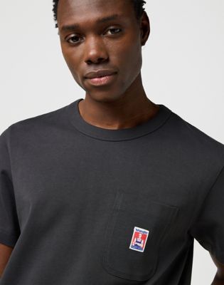 Casey Jones Relaxed Pocket Tee in Faded Black alternative view 3