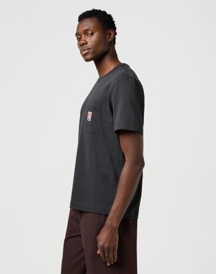 Casey Jones Relaxed Pocket Tee in Faded Black alternative view 4