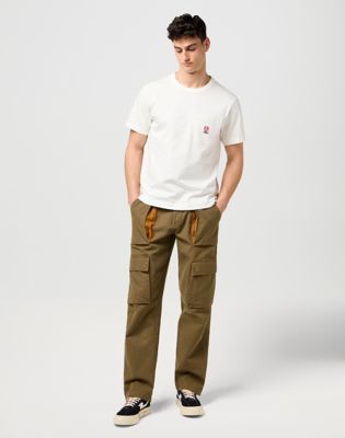 Casey Jones Relaxed Pocket Tee in Worn White alternative view 2