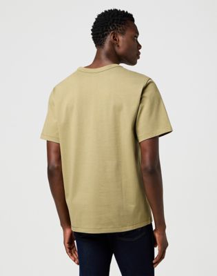 Short Sleeve Relaxed Solid Tee in Aloe alternative view